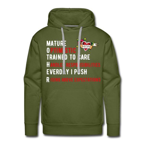 Mother Hoodie - olive green