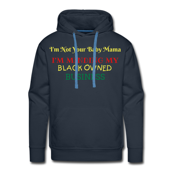 Black Owned Hoodie - navy