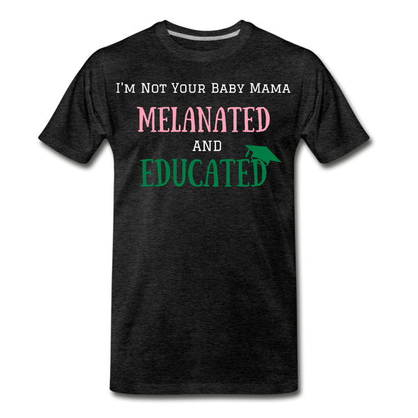 Melanated T-Shirt - charcoal gray