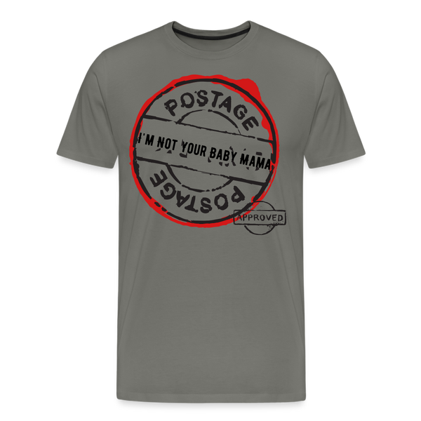 Postage T Shirt - asphalt gray