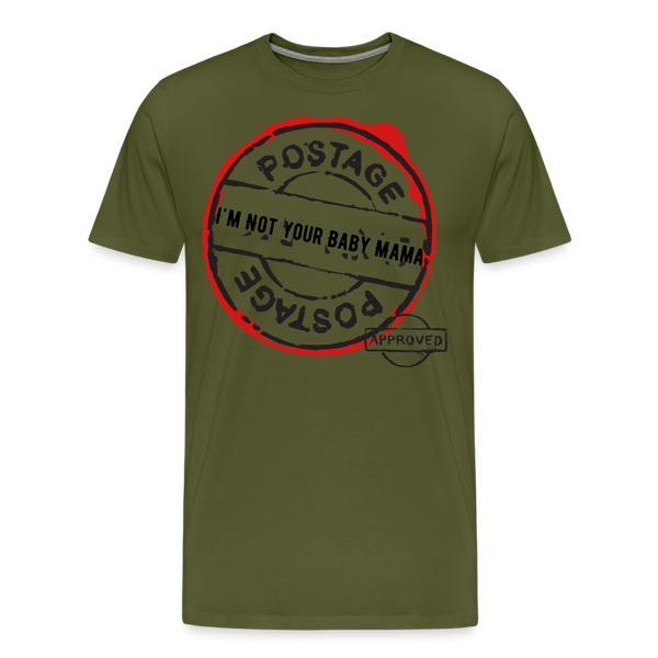 Postage T Shirt - olive green