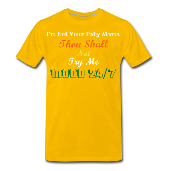 Try Me T-Shirt - sun yellow