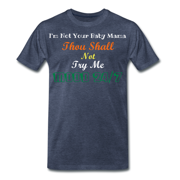 Try Me T-Shirt - heather blue