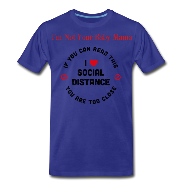 Social Distance - royal blue