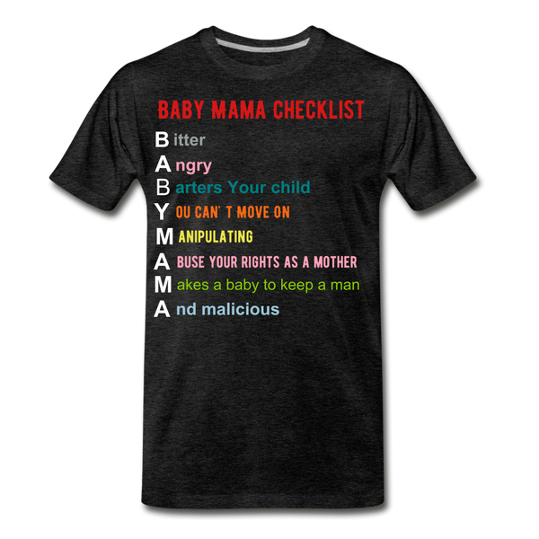 Baby Mama T-Shirt - charcoal gray