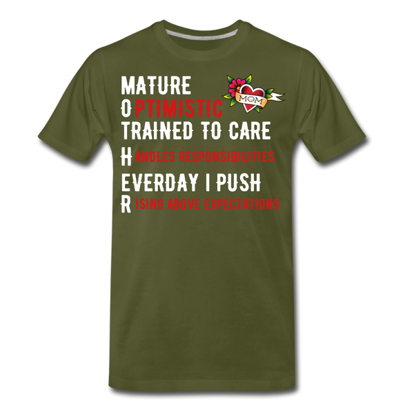 Mother T-Shirt - olive green