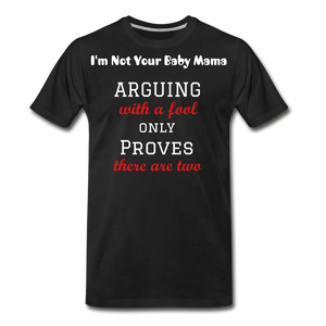 Arguing T-Shirt - black