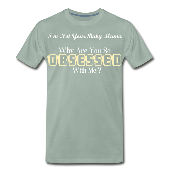 Obsessed T-shirt - steel green