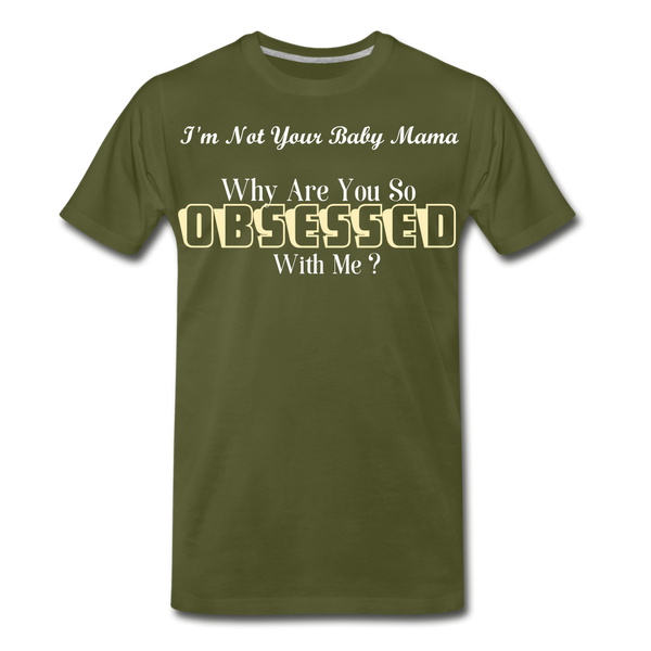 Obsessed T-shirt - olive green