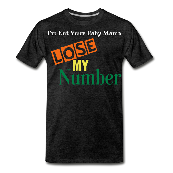 Lose My Number - charcoal gray