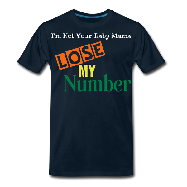 Lose My Number - deep navy