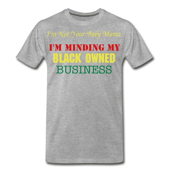 Black Owned T-Shirt - heather gray