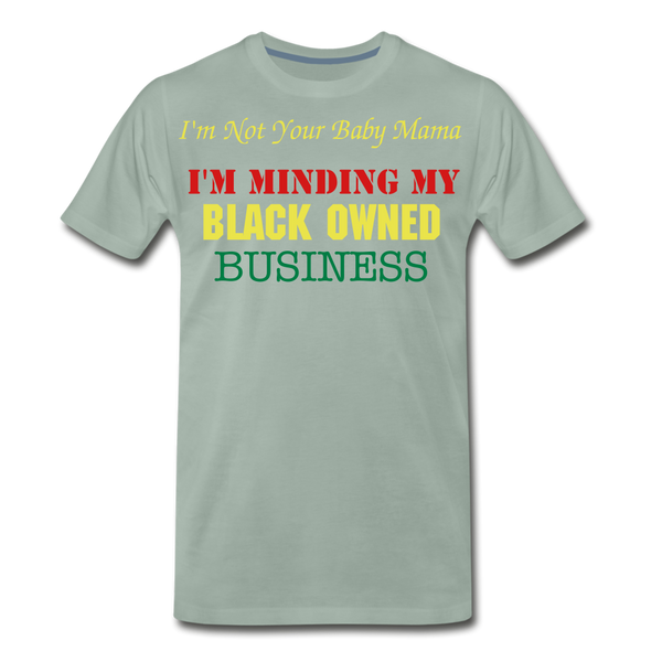 Black Owned T-Shirt - steel green