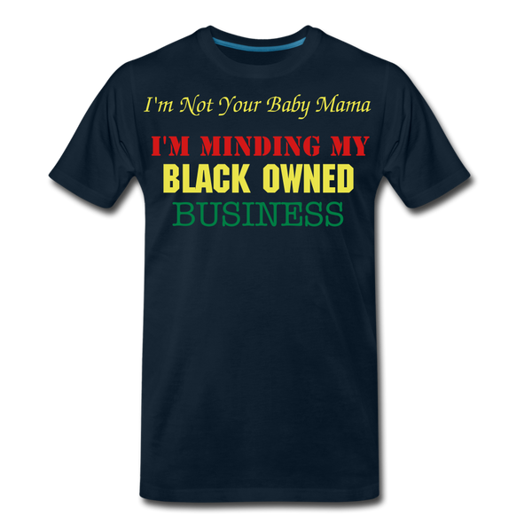 Black Owned T-Shirt - deep navy