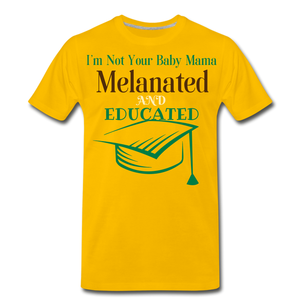 Melanated T-Shirt - sun yellow