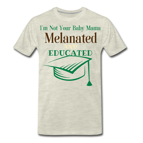 Melanated T-Shirt - heather oatmeal