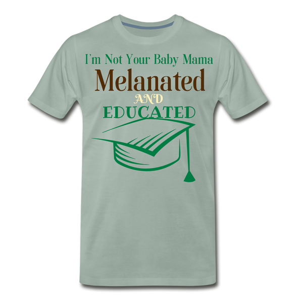 Melanated T-Shirt - steel green
