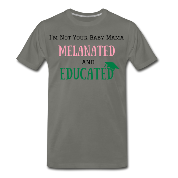 Melanated T-Shirt - asphalt gray