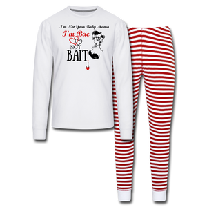 Bae Pajama Set - white/red stripe